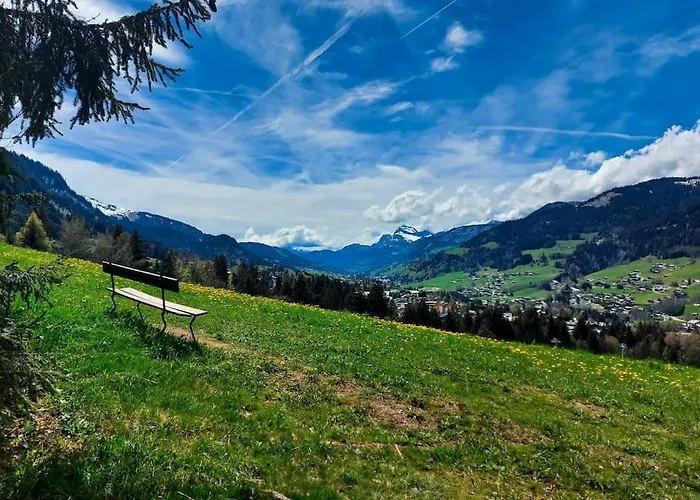 A Avec Jardin Apartment Megève